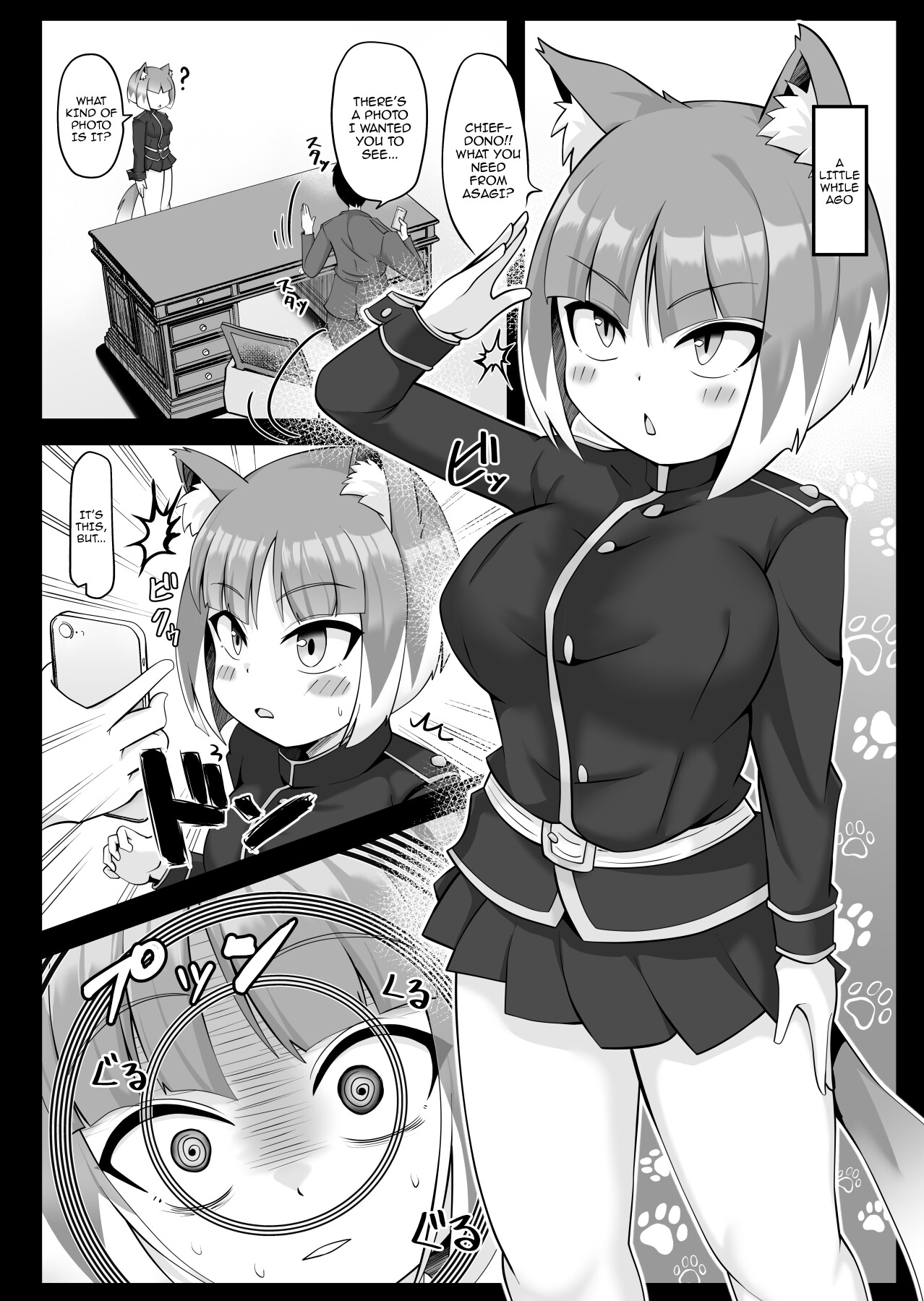 Hentai Manga Comic-Wild Wolf Asagi Becomes A Bitch With A Hypnosis App-Read-8